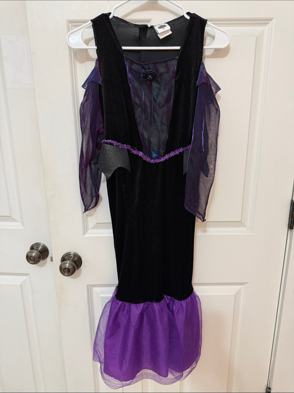 Disney Villains Maleficent kids Halloween costume Dress size 7/8 medium black